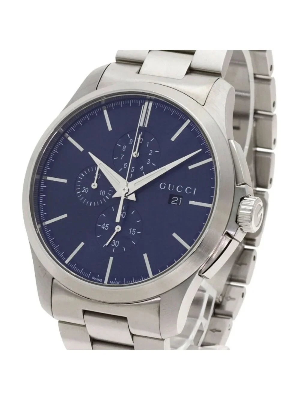 Gucci 126.2 G-Timeless Chronograph Watch SS